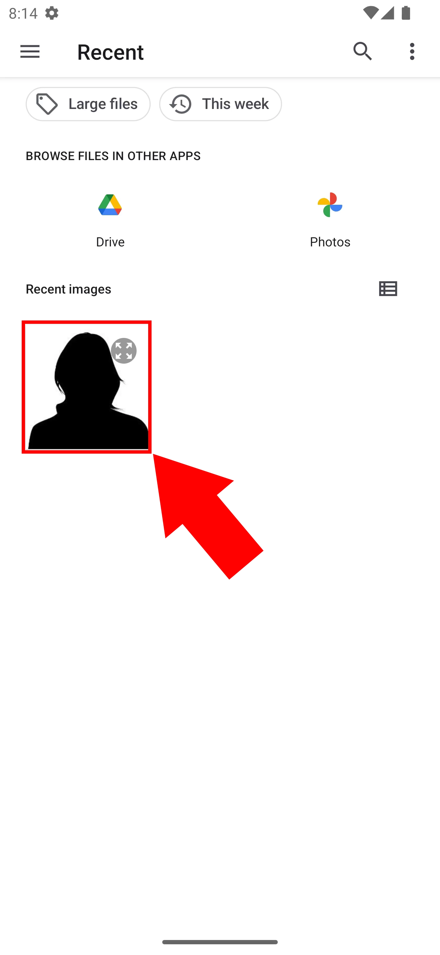 Select image