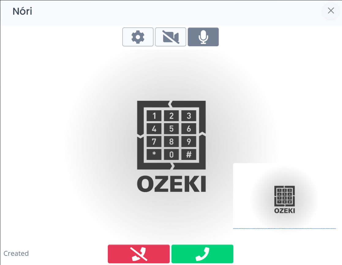 ongoing call