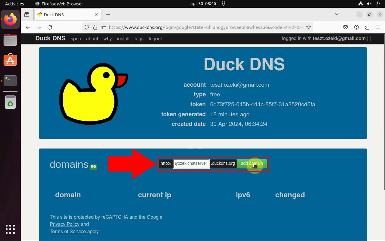 Add DNS name